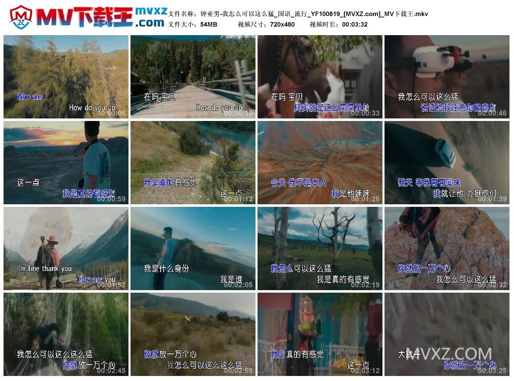 钟亚男-我怎么可以这么猛_国语_流行_YF100819